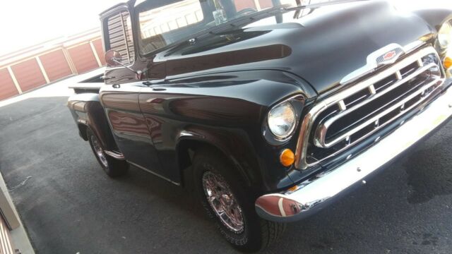 1957 Black Chevrolet Pickup