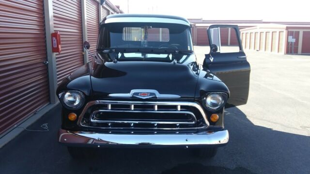 1957 Black Chevrolet Pickup