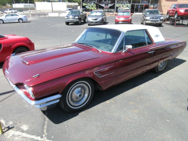 1965 Burgundy Ford Thunderbird Coupe