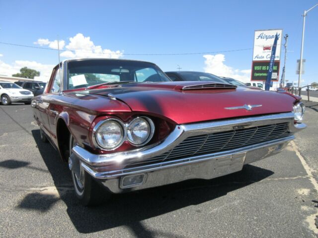 1965 Burgundy Ford Thunderbird Coupe