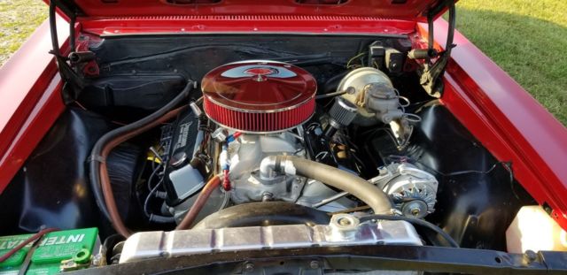1966 Red Chevrolet Chevelle Coupe