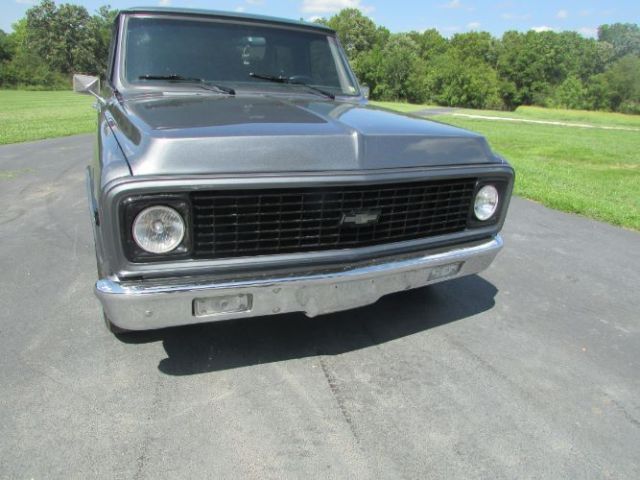 1972 GRAY Chevrolet C-10 REGULAR CAB SHORT BED