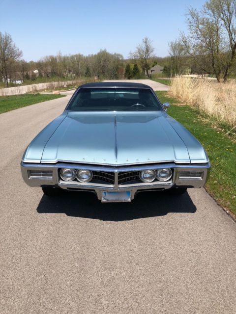 1969 Blue Buick Riviera Coupe