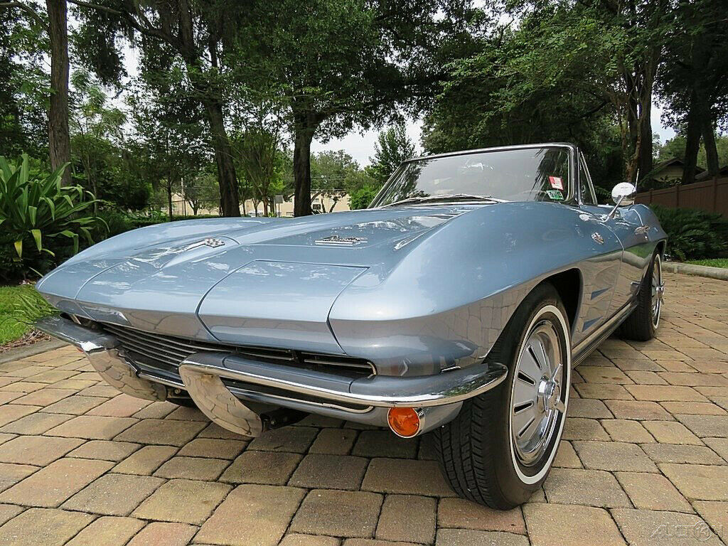 1964 Blue Chevrolet Corvette Convertible