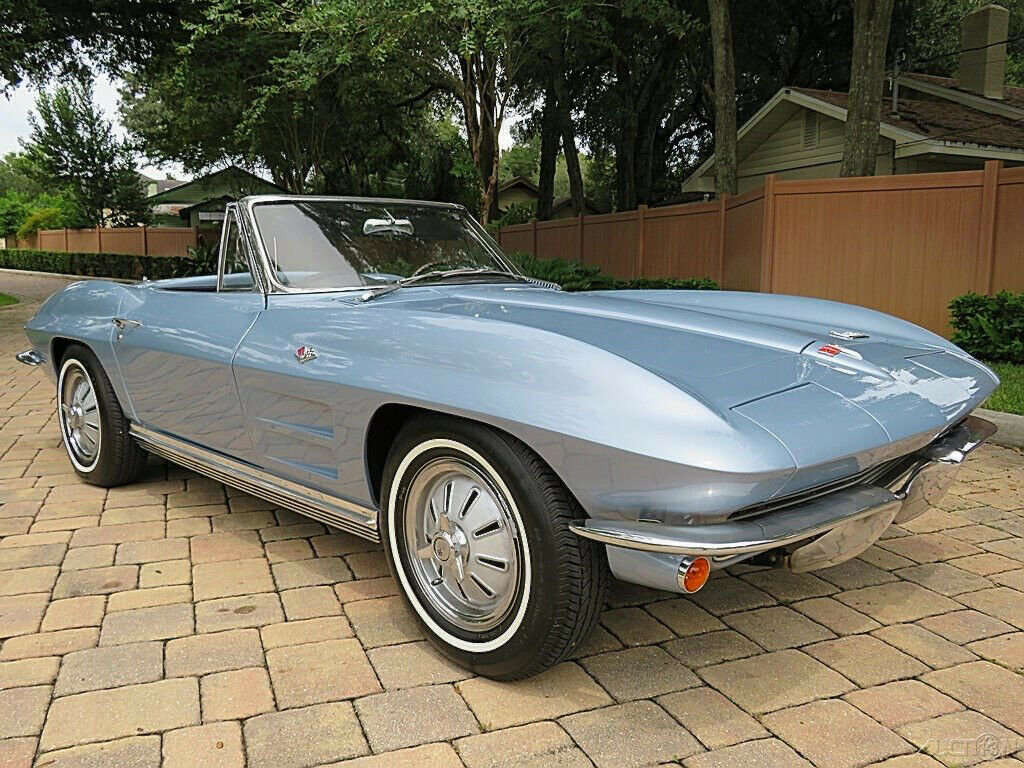 1964 Blue Chevrolet Corvette Convertible