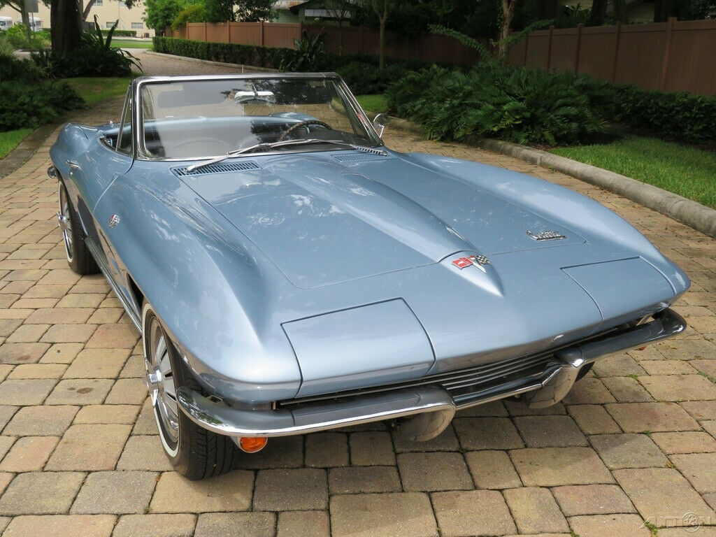 1964 Blue Chevrolet Corvette Convertible