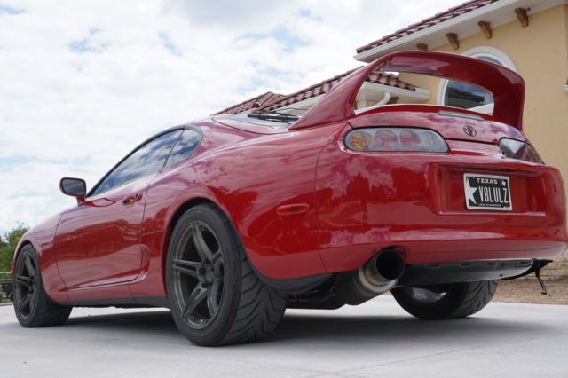 1993 Red Toyota Supra Coupe