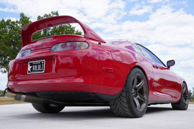 1993 Red Toyota Supra Coupe
