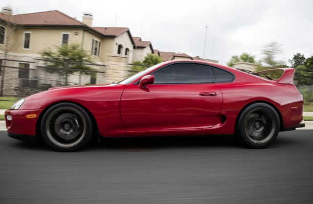 1993 Red Toyota Supra Coupe