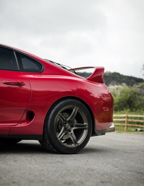 1993 Red Toyota Supra Coupe