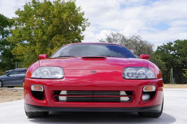 1993 Red Toyota Supra Coupe