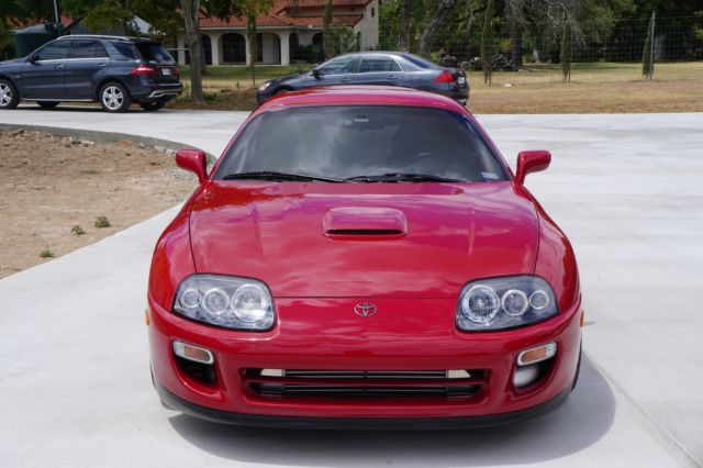 1993 Red Toyota Supra Coupe