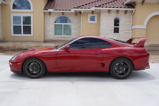 1993 Red Toyota Supra Coupe