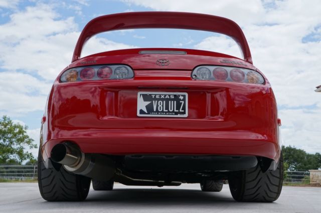 1993 Red Toyota Supra Coupe