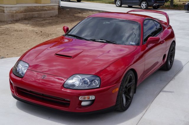 1993 Red Toyota Supra Coupe