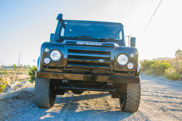1989 Black Land Rover Defender SUV
