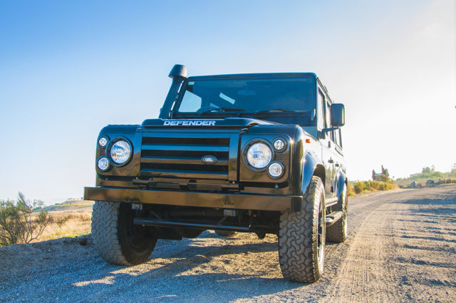 1989 Black Land Rover Defender SUV