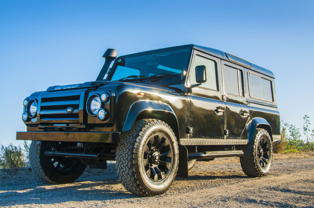 1989 Black Land Rover Defender SUV