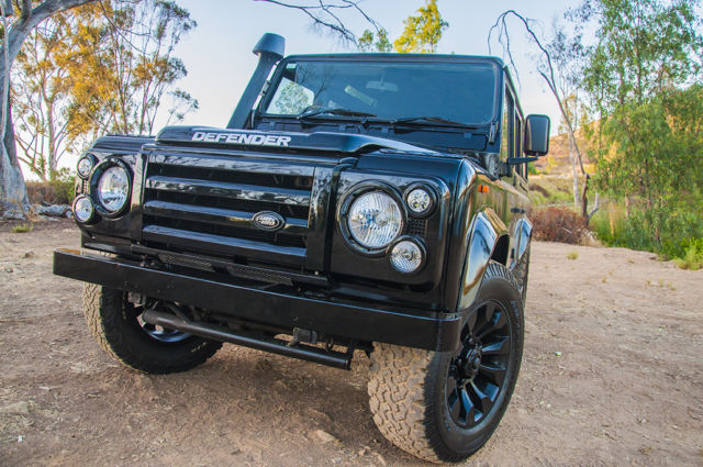 1989 Black Land Rover Defender SUV