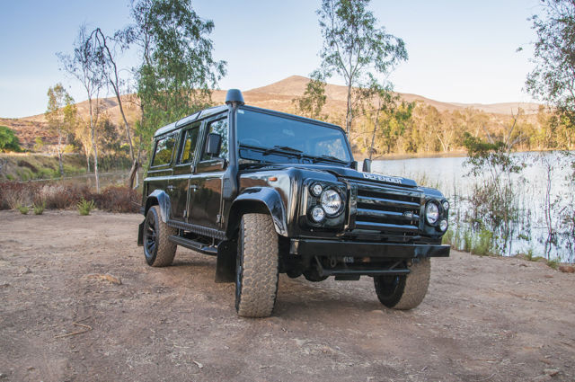 1989 Black Land Rover Defender SUV