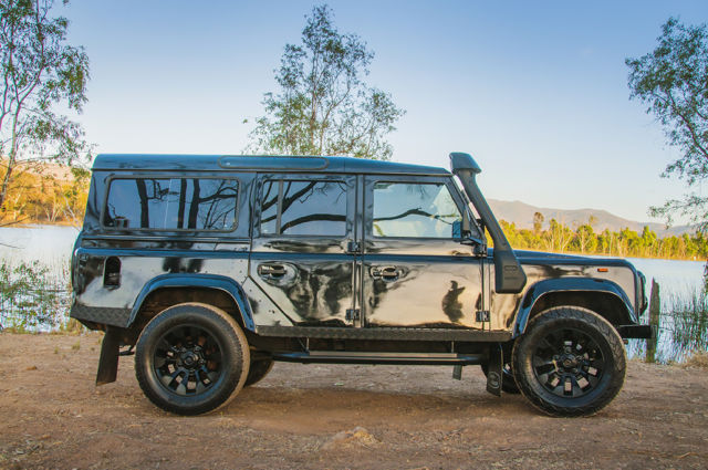1989 Black Land Rover Defender SUV