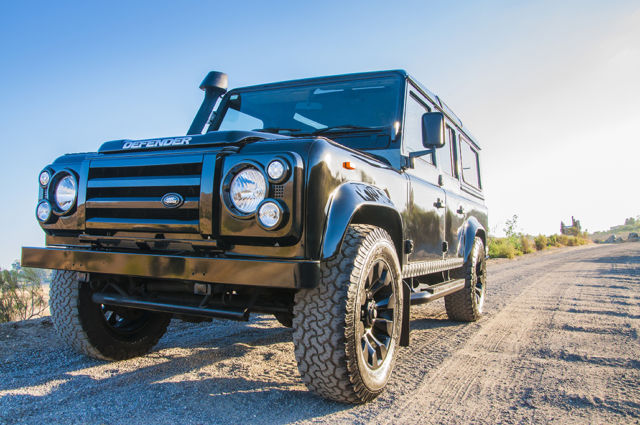1989 Black Land Rover Defender SUV
