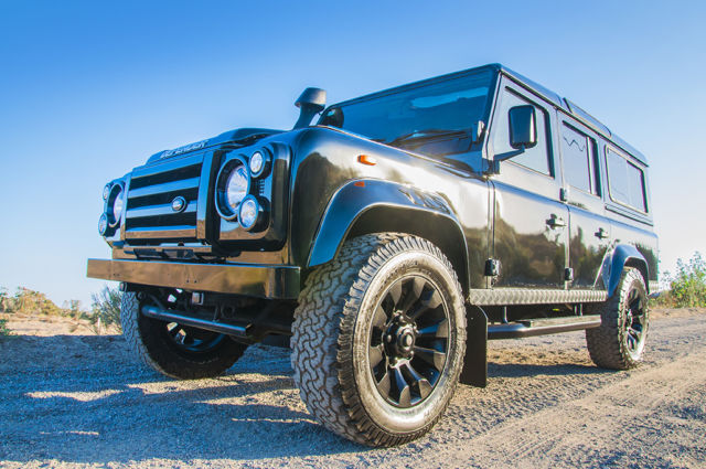 1989 Black Land Rover Defender SUV