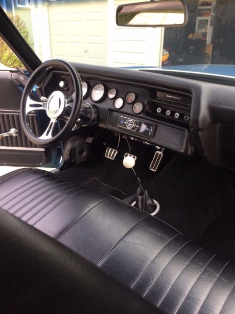 1972 Blue Chevrolet Chevelle Coupe