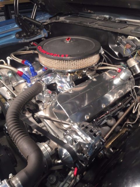 1972 Blue Chevrolet Chevelle Coupe