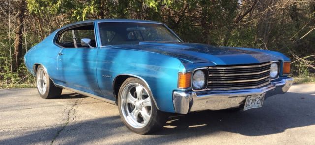 1972 Blue Chevrolet Chevelle Coupe