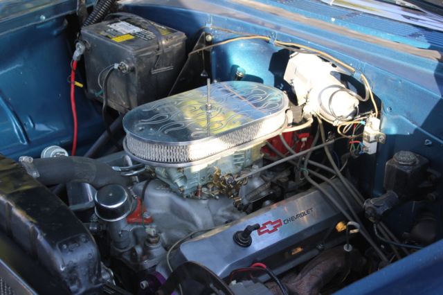 1956 Blue Chevrolet Bel Air/150/210 2dr