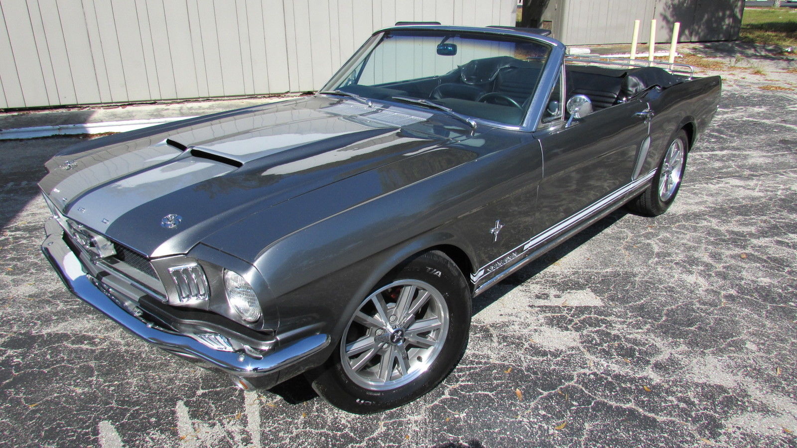 1965 Gray Ford Mustang Convertible