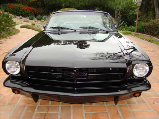 1965 Black Ford Mustang Convertible