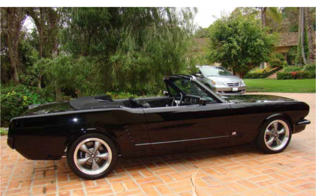 1965 Black Ford Mustang Convertible