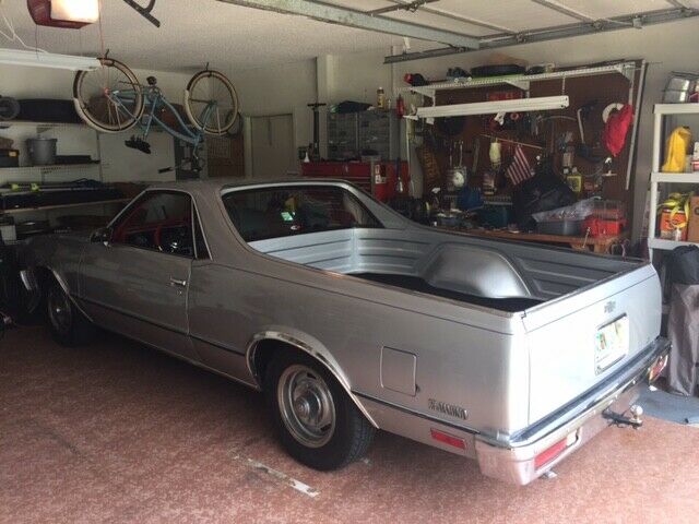 1986 silver Chevrolet El Camino