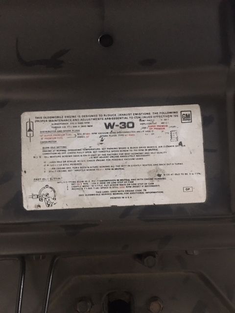 1969 Black Oldsmobile 442 Coupe