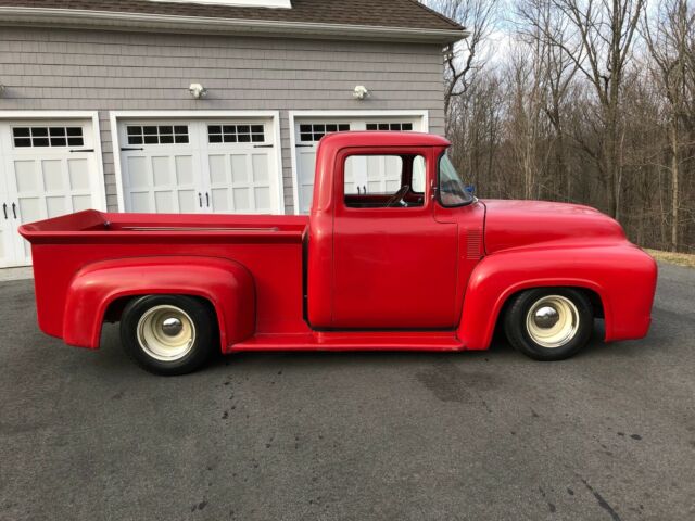 1956 California Red Ford F-100 Cab & Chassis