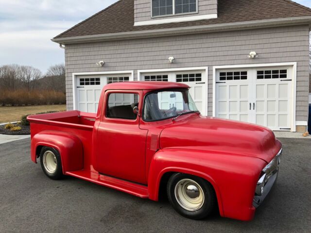1956 California Red Ford F-100 Cab & Chassis