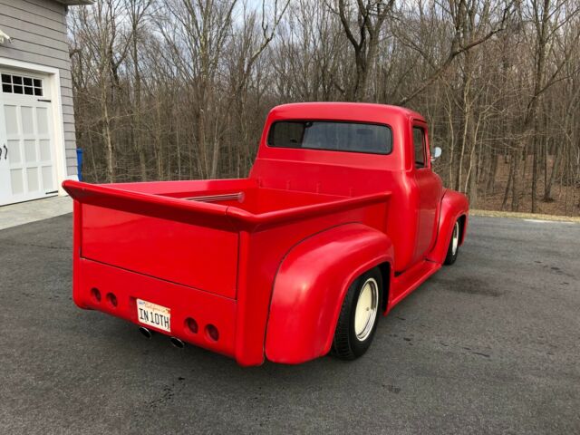 1956 California Red Ford F-100 Cab & Chassis