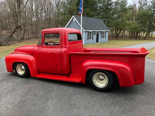 1956 California Red Ford F-100 Cab & Chassis