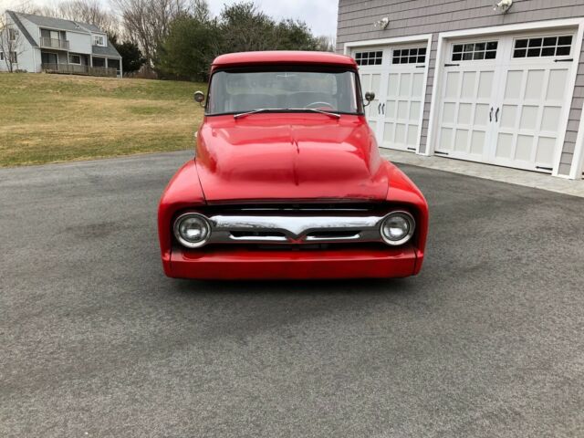 1956 California Red Ford F-100 Cab & Chassis