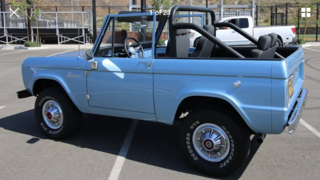 1967 Brittany Blue Ford Bronco SUV