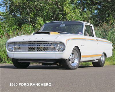1960 White Ford Ranchero Pickup Truck
