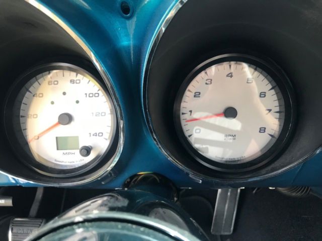 1968 Blue Chevrolet Camaro