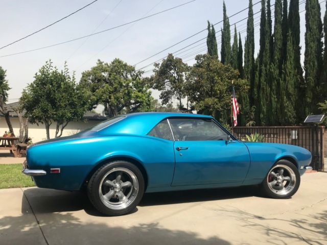 1968 Blue Chevrolet Camaro