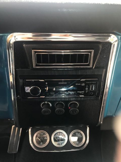 1968 Blue Chevrolet Camaro