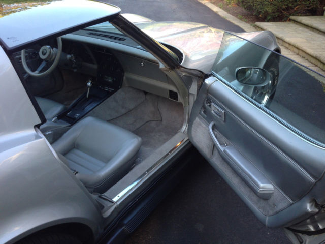 1981 Silver Chevrolet Corvette Coupe