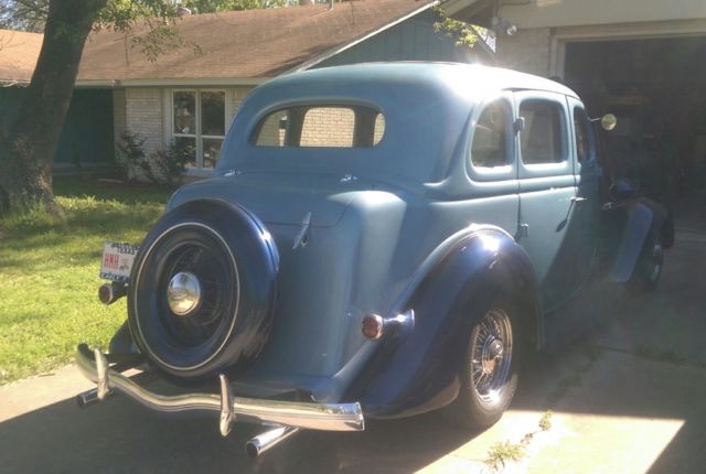1935 Blue Ford Sedan Sedan