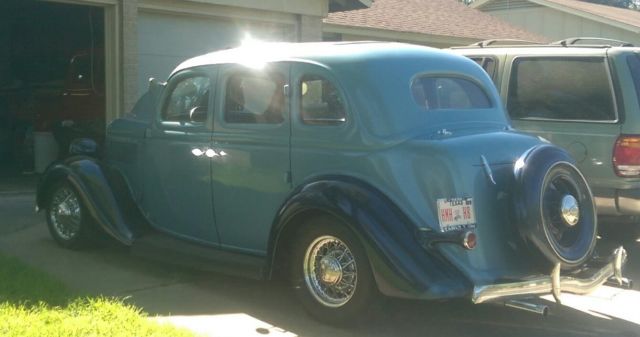 1935 Blue Ford Sedan Sedan