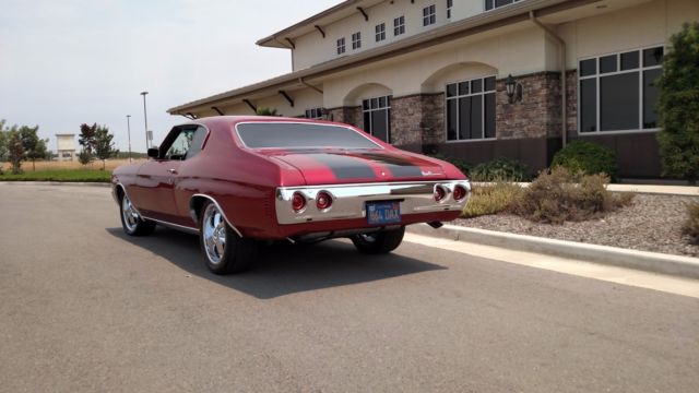 1971 Burgundy Chevrolet Chevelle Coupe